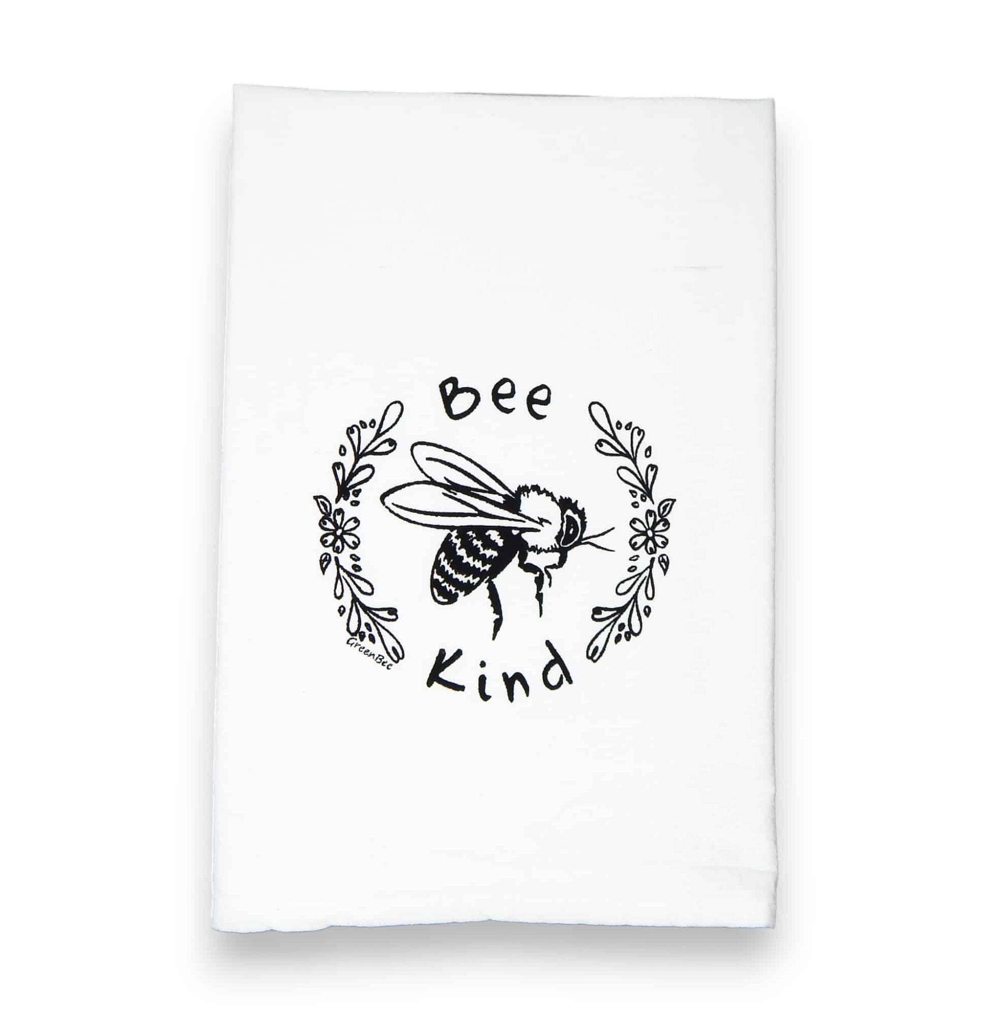 bee kind kitchen tea towel