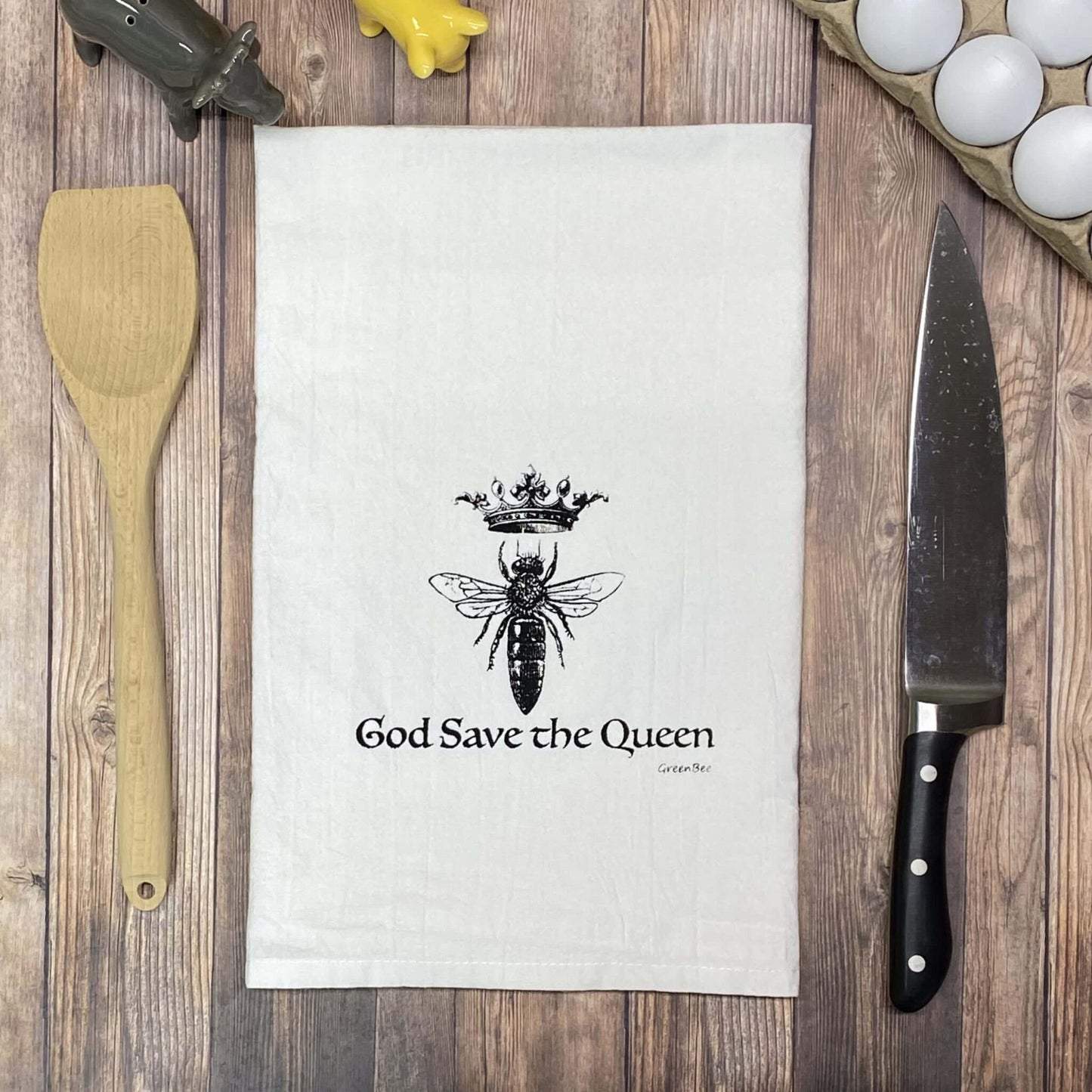 God Save the Queen Tea Towel