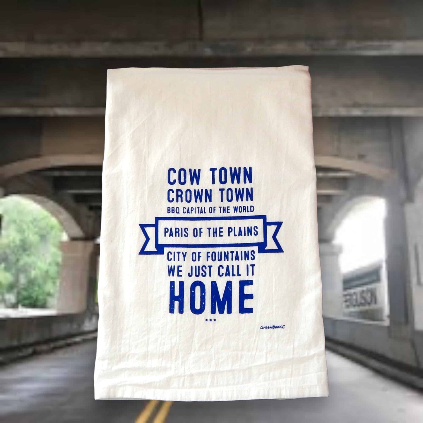 Kansas City kitchen tea towel