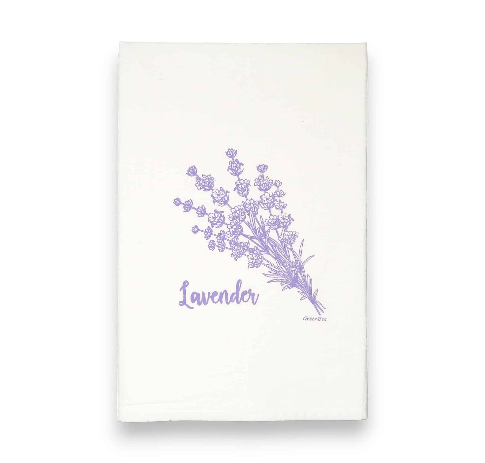 lavender kitchen tea towel