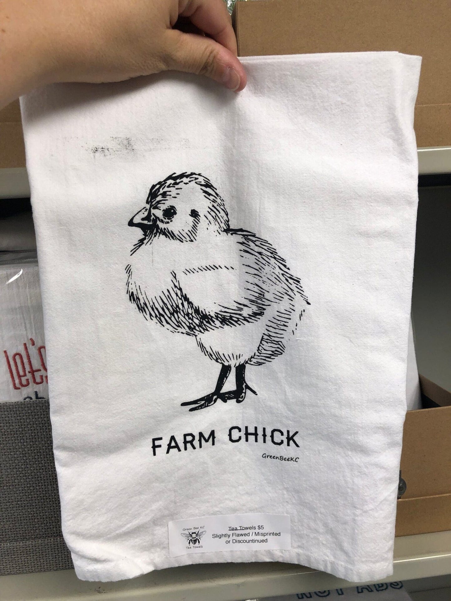 Farm chick black FLAWED