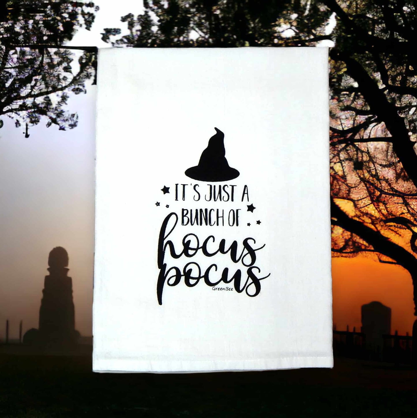 it's just a bunch of hocus pocus kitchen tea towel