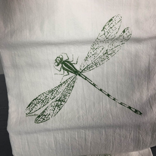 dragonfly tea towel