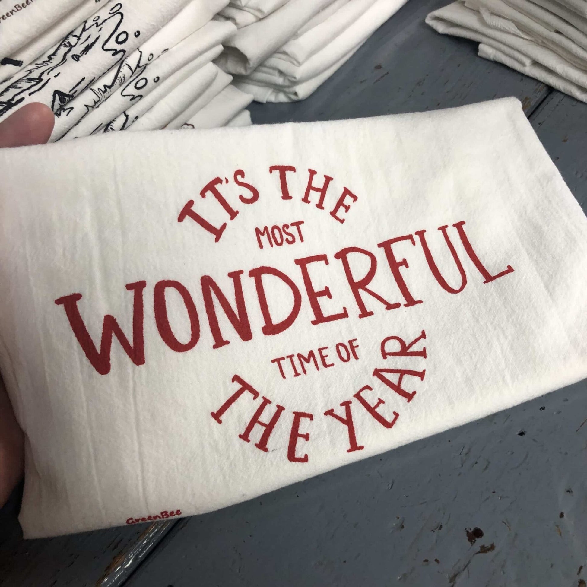 Wonderful Time Tea Towel