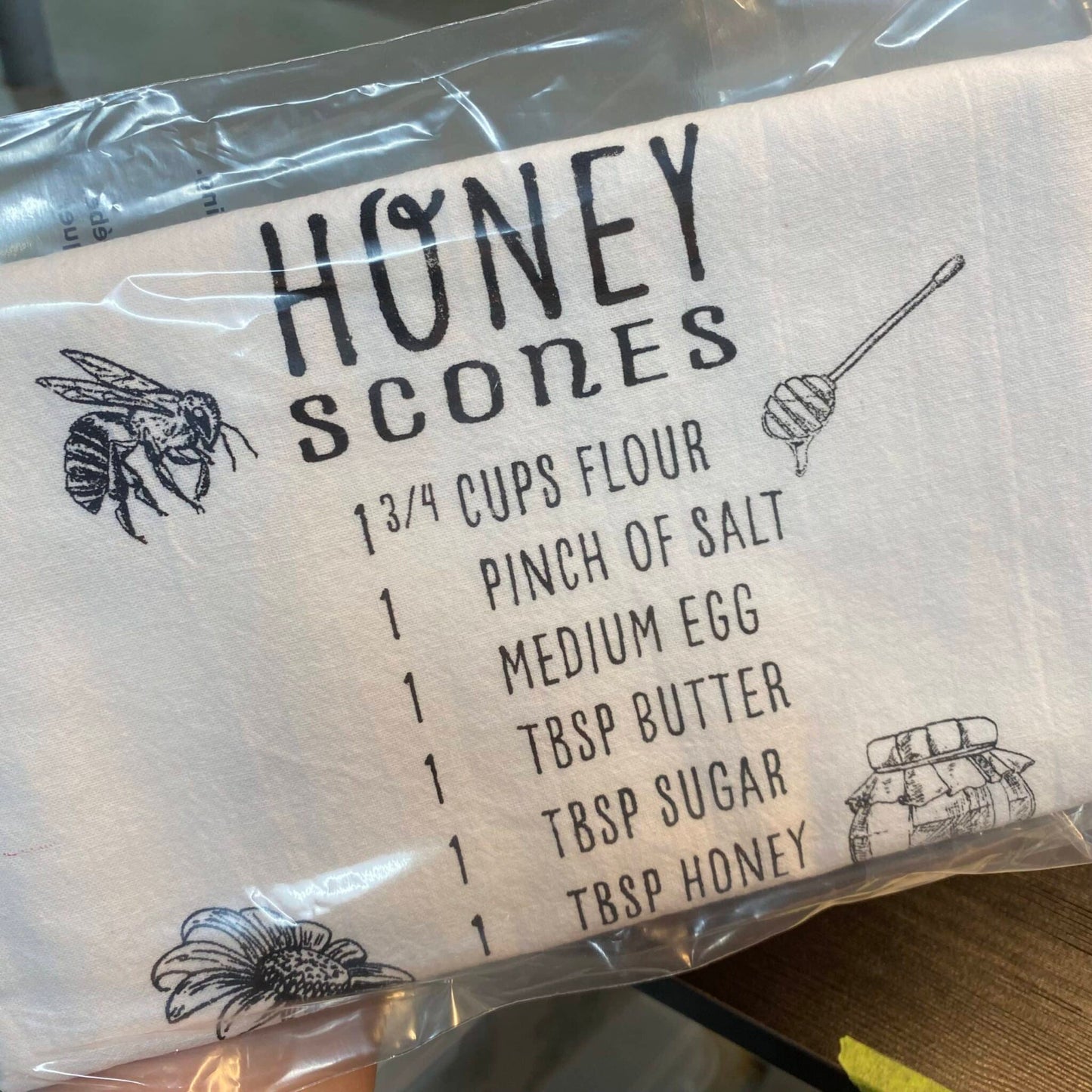 Honey Scones Tea Towel