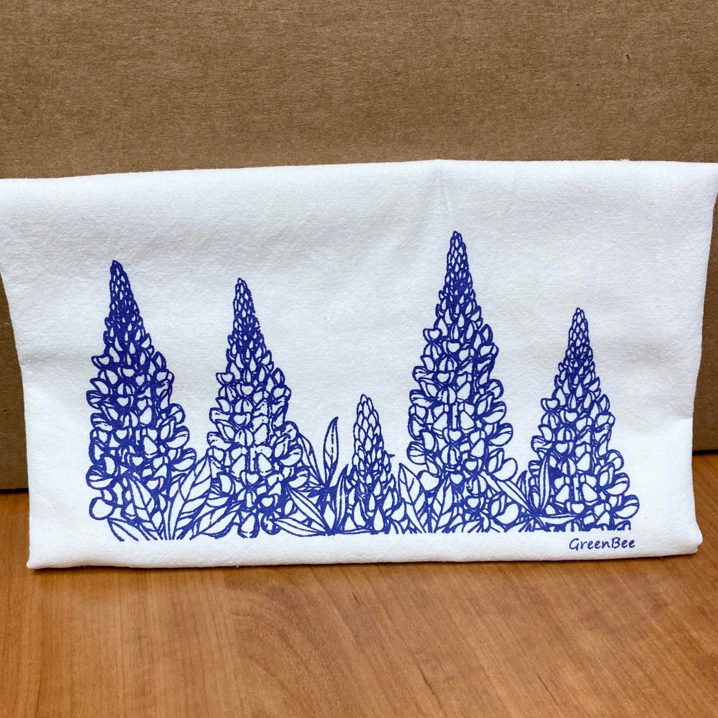 Blue Bonnets Tea Towel