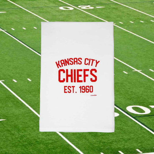 Kansas City chiefs kitchen tea towel