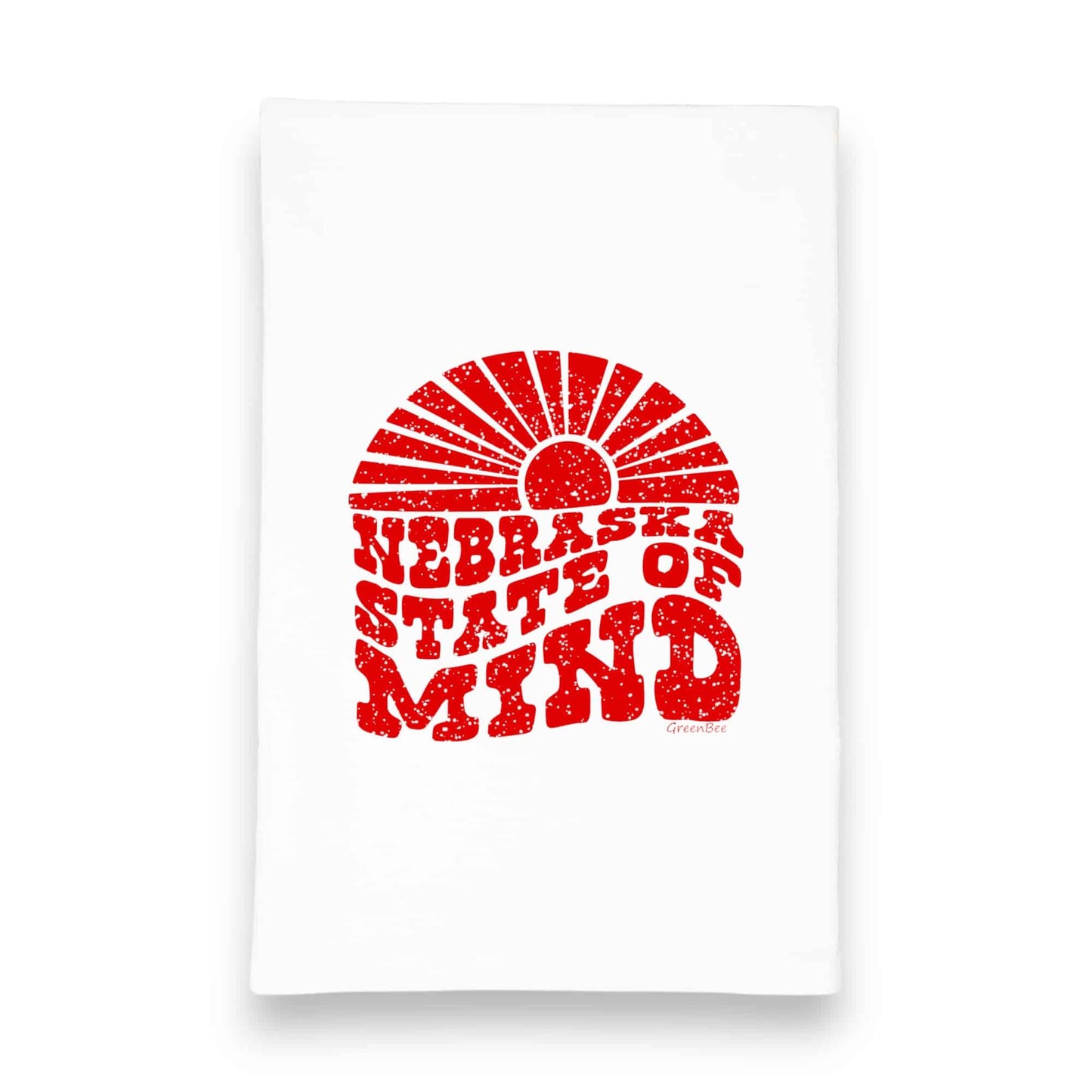 Nebraska State of Mind Kitchen Tea Towel 