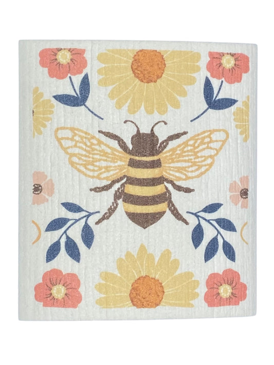 Spring Bee Towel | Kitchen Cloth | Swedish Dish Cloth