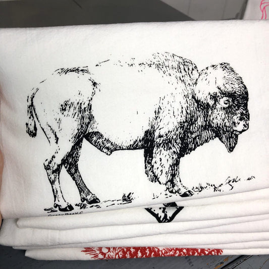 Bison Tea Towel