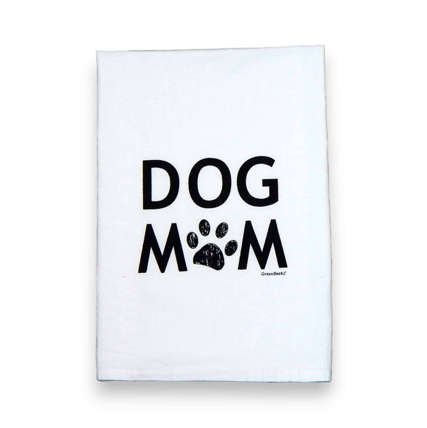 dog mom kitchen tea towel