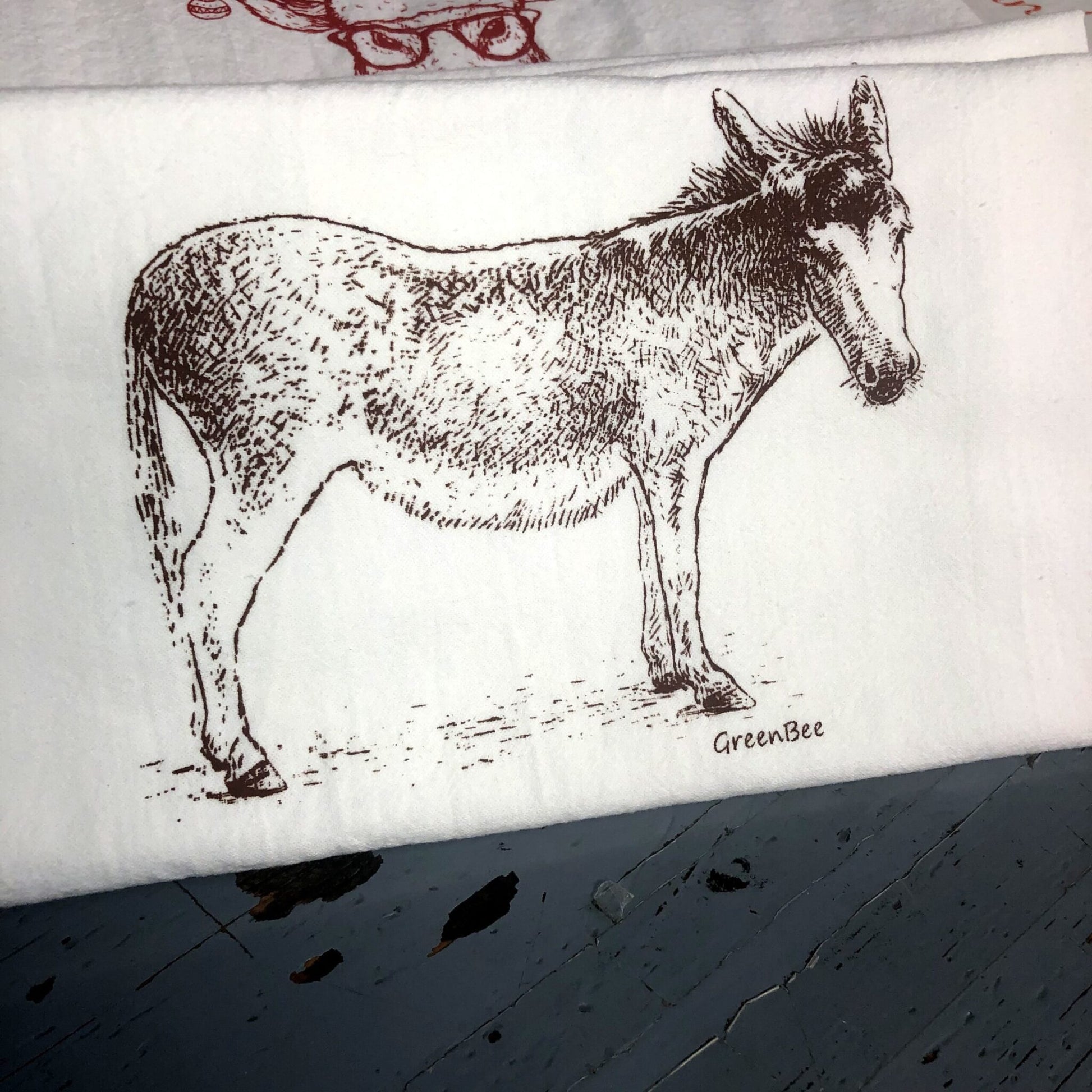 Donkey Tea Towel