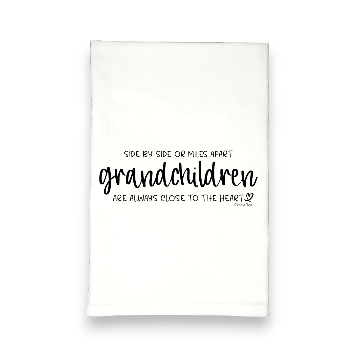 Grandchildren Are Always Close to The Heart Kitchen Towel