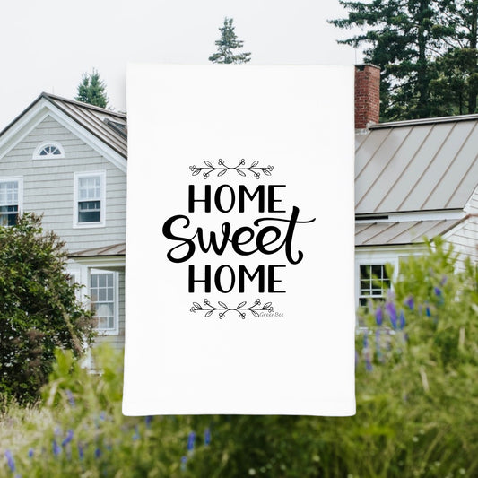 home sweet home kitchen tea towel