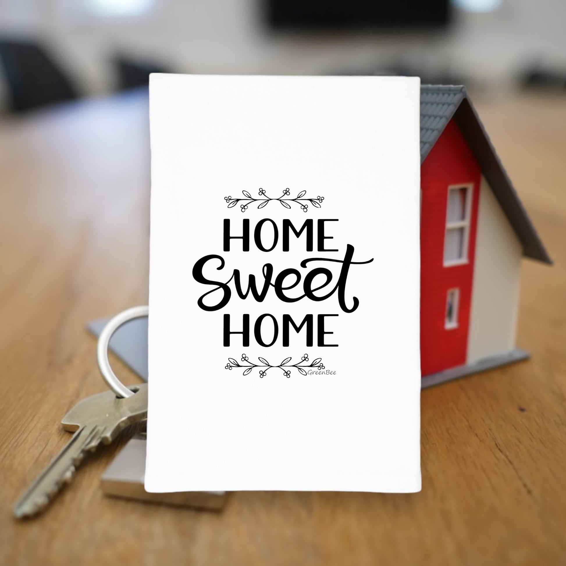 home sweet home kitchen tea towel