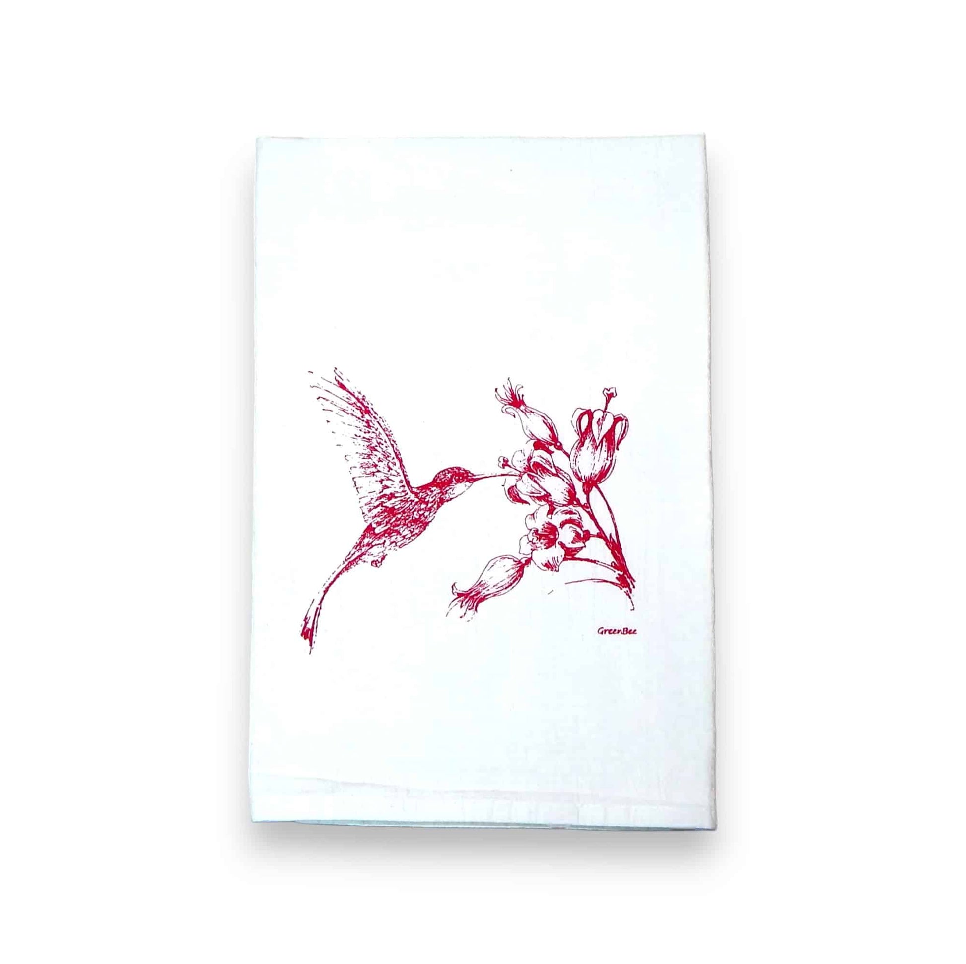 hummingbird kitchen tea towel