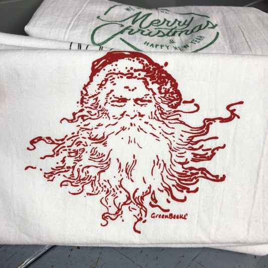 Santa Tea Towel