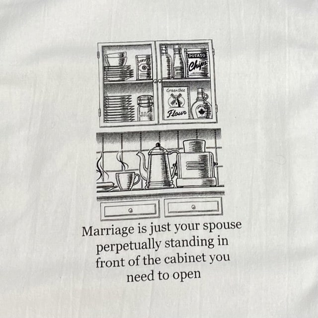 marriage cabinet slightly flawed kitchen tea towel