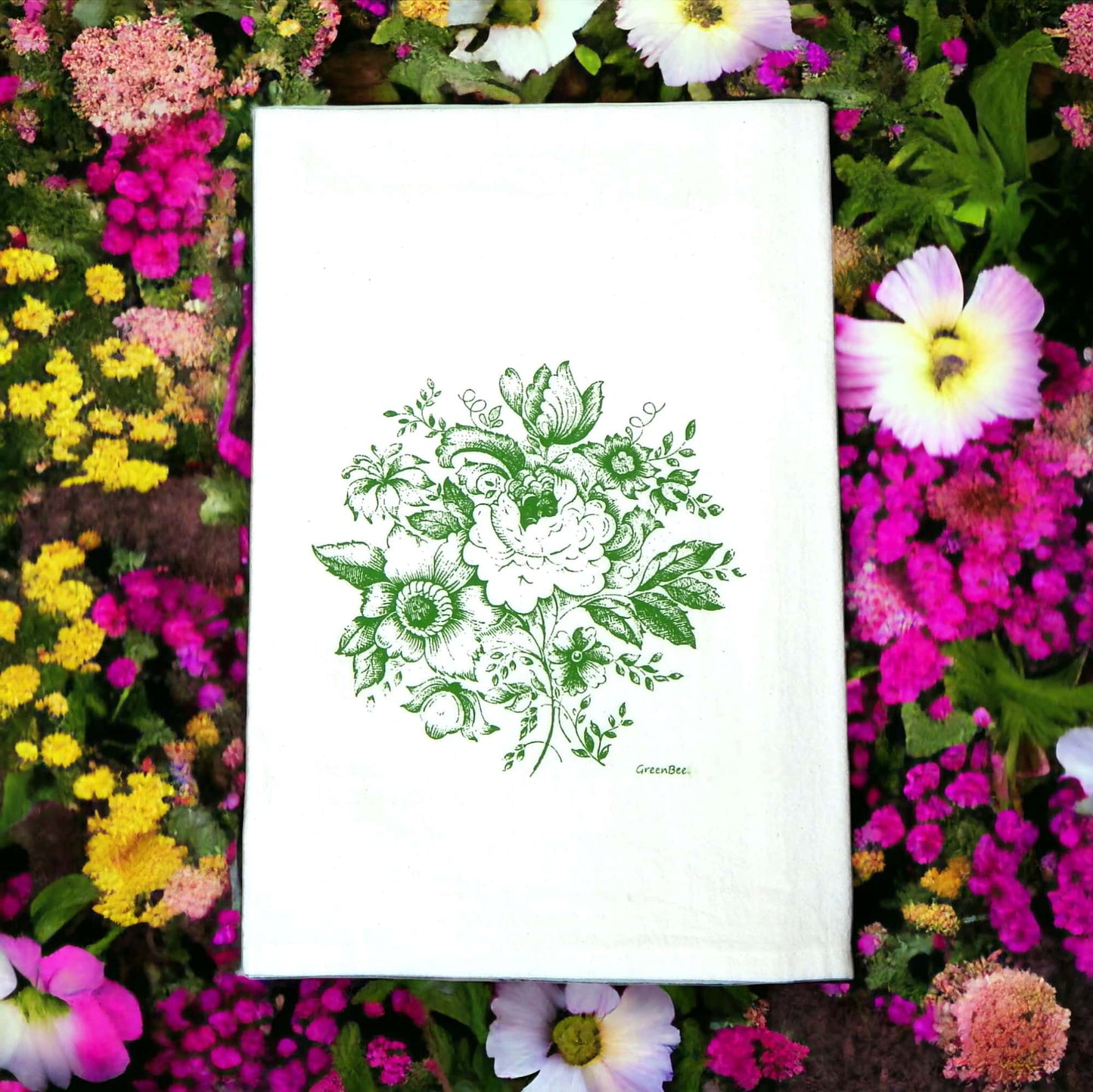 posy kitchen tea towel