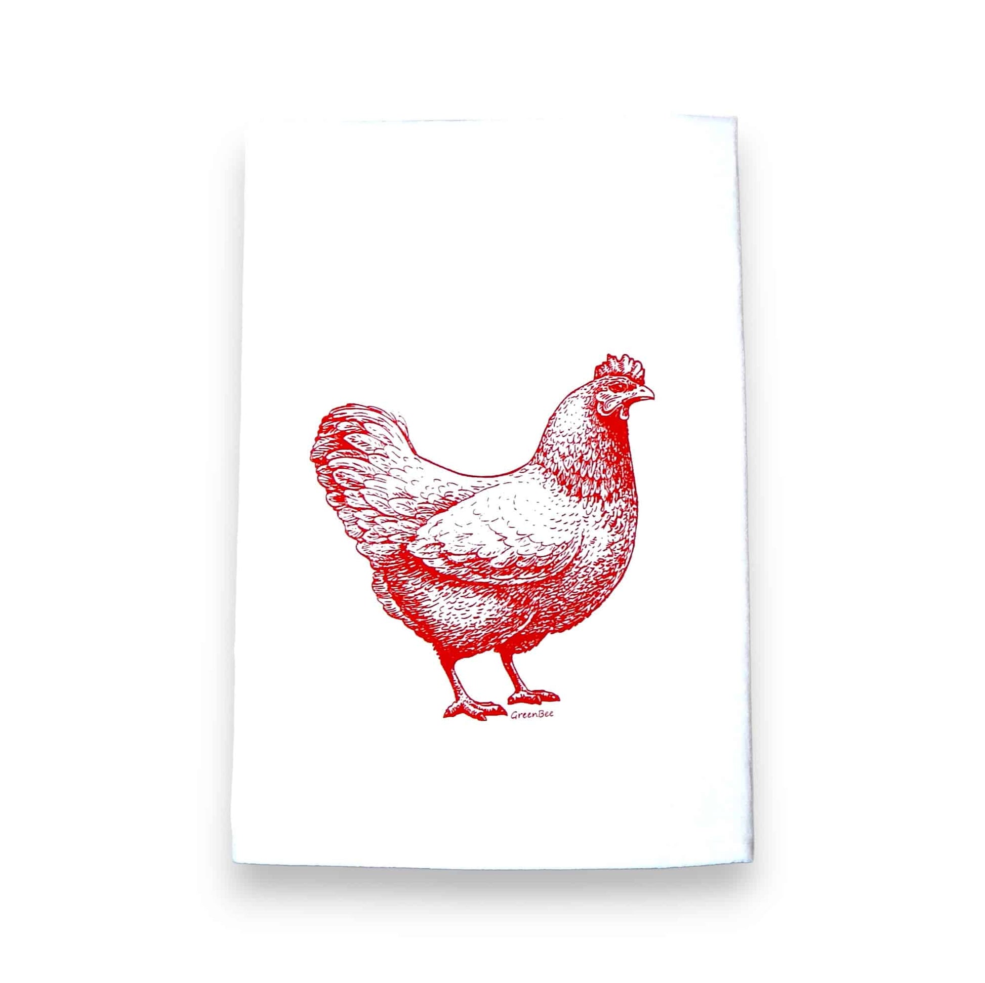 Rhode Island Red kitchen tea towel