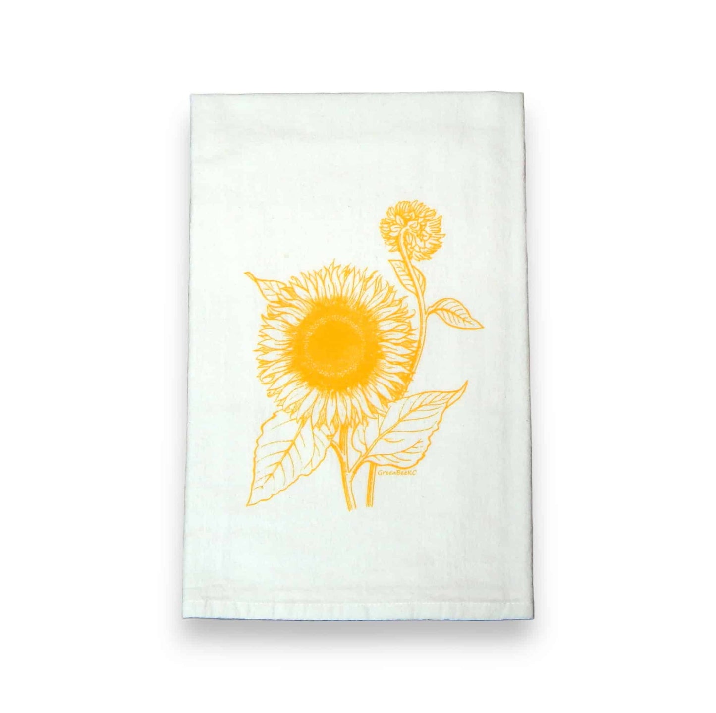 sunflower kitchen tea towel