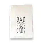 bad ass boss lady kitchen tea towel