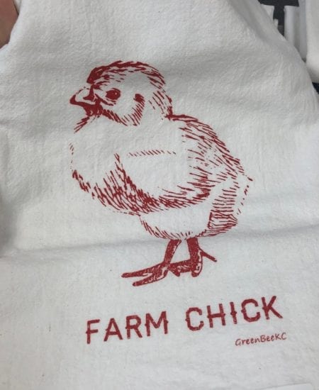 Farm Chick red FLAWED