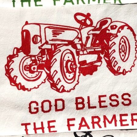 God bless the farmer red FLAWED