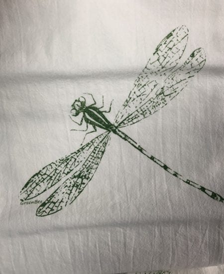 dragonfly tea towel