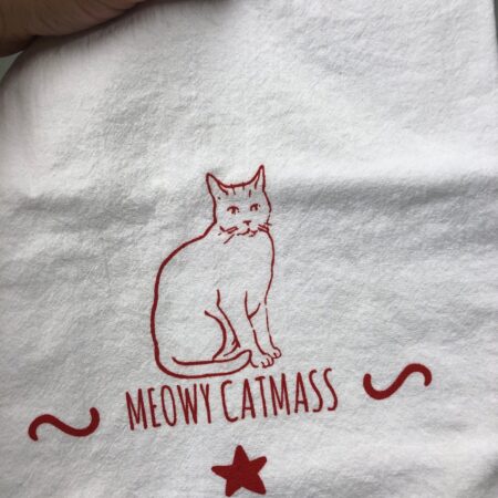 Meowy Catmass red FLAWED