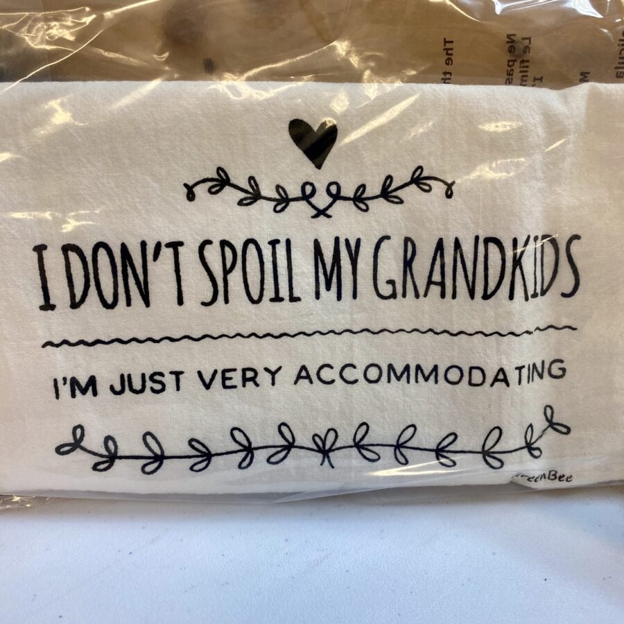 Spoil My Grandkids Tea Towel