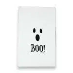 scary boo ghost kitchen tea towel