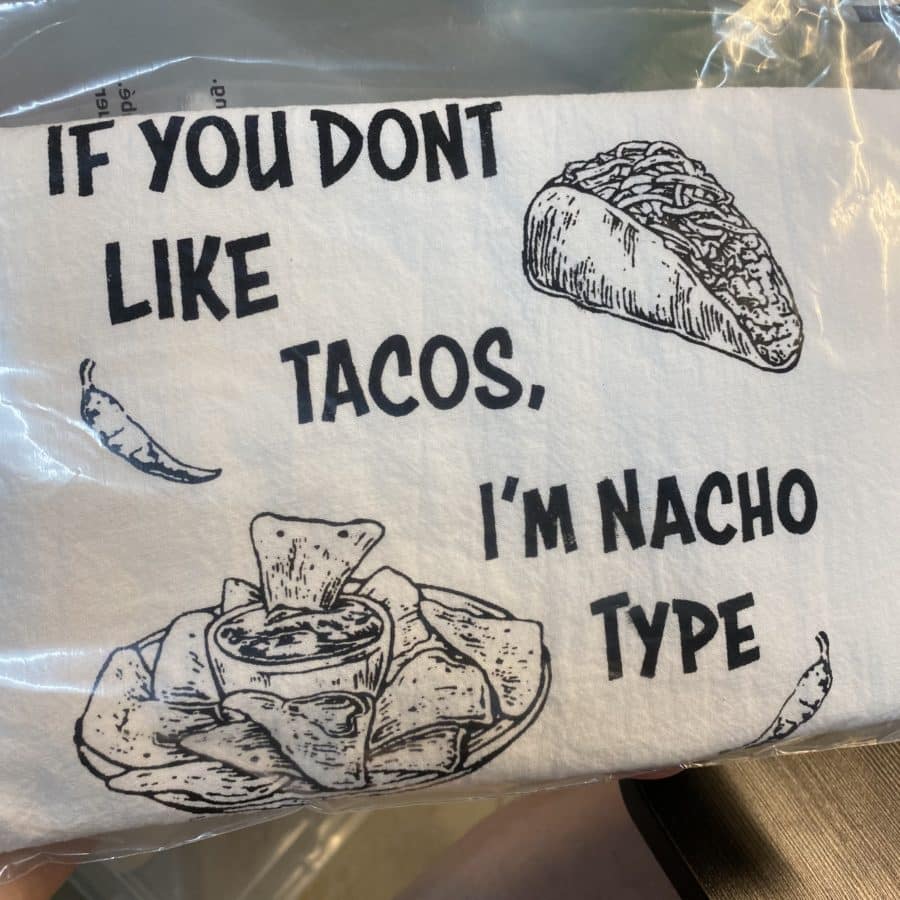 Tacos Nacho Tea Towel