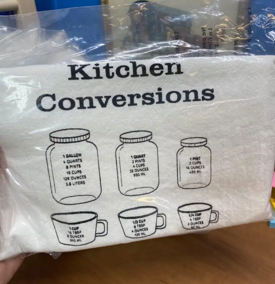Kitchen conversions tea towel slightly flawed kitchen tea towel