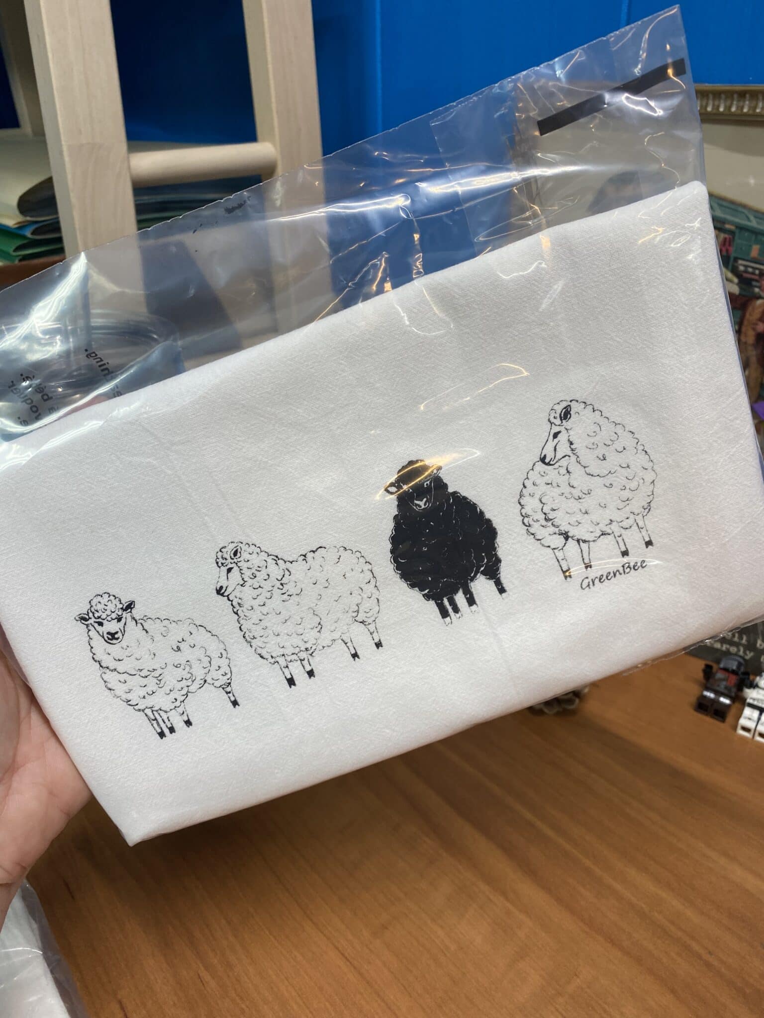 black sheep slightly flawed kitchen tea towel