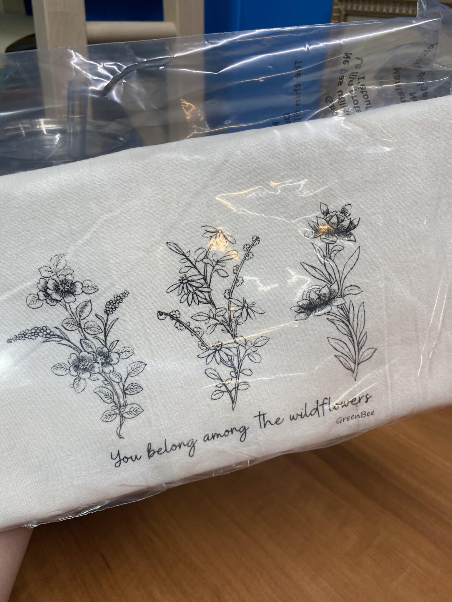 wildflowers tom petty slightly flawed kitchen tea towel