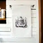 bee hive kitchen tea towel