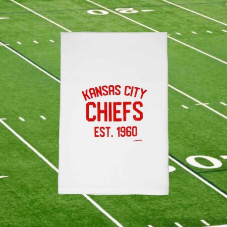 Kansas City chiefs kitchen tea towel
