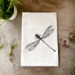 dragonfly insect kitchen tea towels