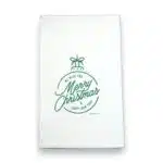 we wish you a merry Christmas and a happy new year kitchen tea towel