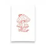 Mushroom Fly agaric kitchen tea towel