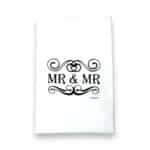 mr & mr Wedding kitchen tea towel
