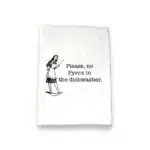 pyrex kitchen tea towel