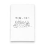 Kansas City union station kitchen tea towel