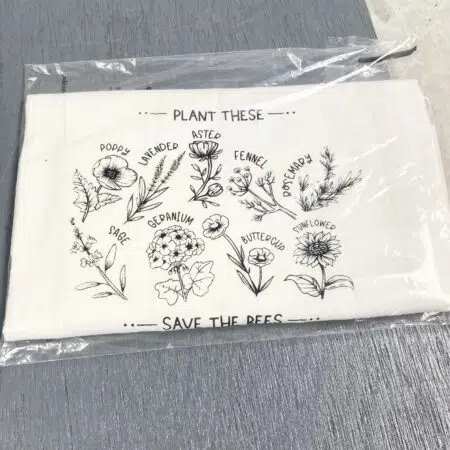 Plant these to save the bees kitchen towel