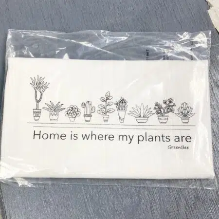 Home is where my plants are kitchen towel