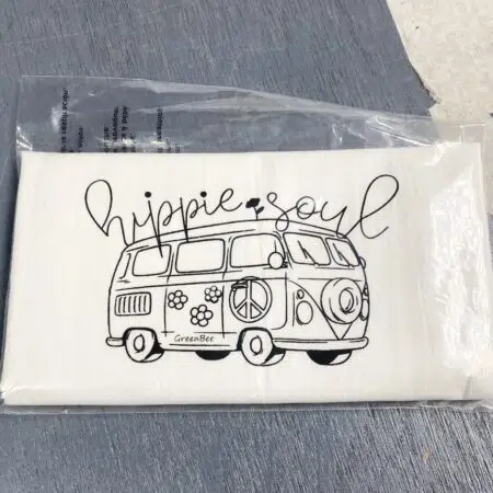 hippie soul VW bus kitchen towel